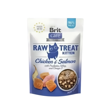Brit Care Raw Treats Chic Salmon Kitten 40g